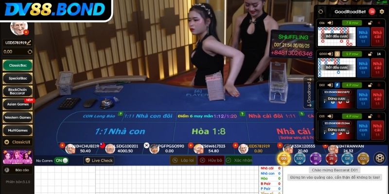 Dream Gaming DV88 Thế Giới Giải Trí Đỉnh Cao Và Thắng Lớn 3 Đặt cược đa bàn cùng lúc tại Dream Gaming DV88